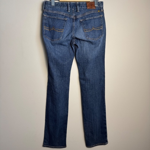Lucky Brand Women's Sweet Jean Straight Medium Wash Denim Blue Jeans Size 4 / 27 - Picture 5 of 14